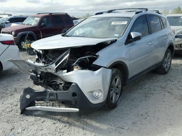 JTMWFREV2FD065662 - 2015 TOYOTA RAV4 XLE SILVER photo 2