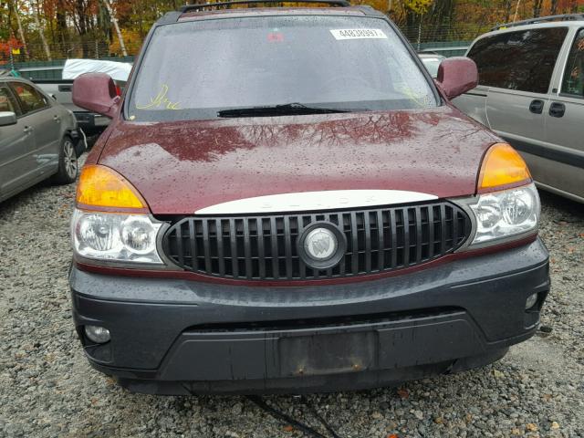 3G5DB03E52S546234 - 2002 BUICK RENDEZVOUS MAROON photo 9