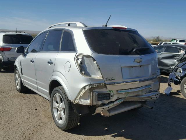 3GNAL3EKXES679371 - 2014 CHEVROLET CAPTIVA LT SILVER photo 3