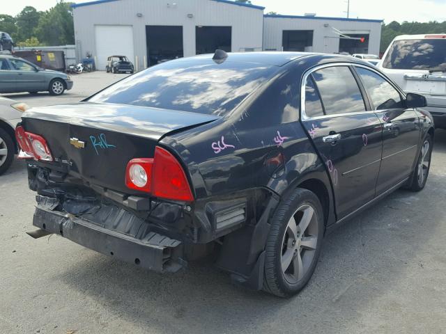 1G1ZC5E0XCF103327 - 2012 CHEVROLET MALIBU 1LT შავი ფოტო 4