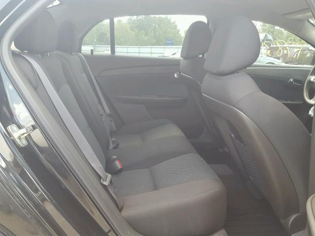 1G1ZC5E0XCF103327 - 2012 CHEVROLET MALIBU 1LT შავი ფოტო 6