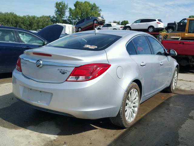 2G4GR5EK6C9116255 - 2012 BUICK REGAL 银色 照片 4
