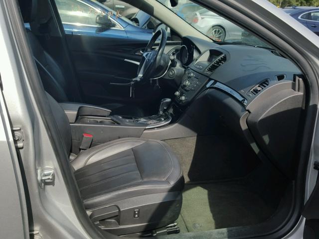 2G4GR5EK6C9116255 - 2012 BUICK REGAL 银色 照片 5