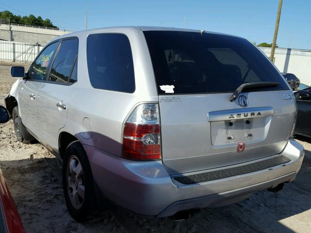 2HNYD18205H508100 - 2005 ACURA MDX SILVER photo 3