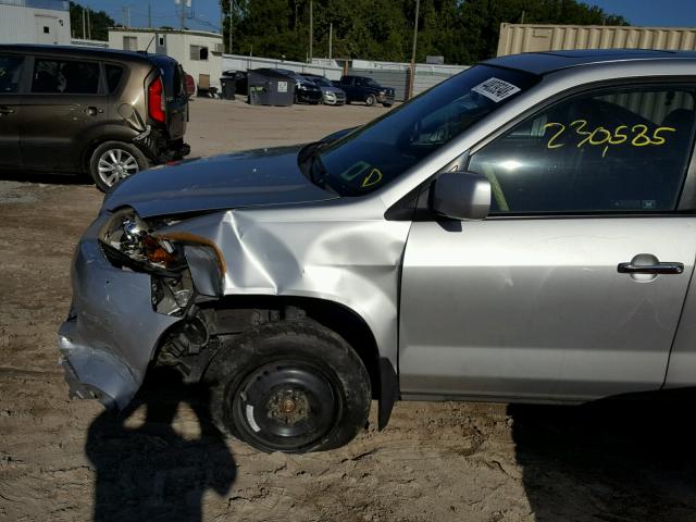 2HNYD18205H508100 - 2005 ACURA MDX SILVER photo 9