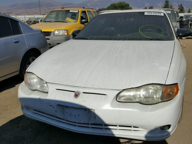 2G1WX12K8Y9178873 - 2000 CHEVROLET MONTE CARL თეთრი ფოტო 9