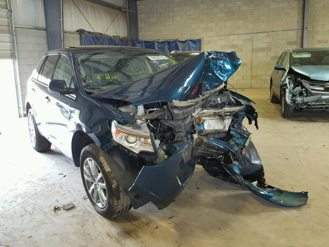 2FMDK3JC0BBA91063 - 2011 FORD EDGE SEL TURQUOISE photo 1