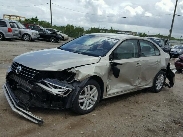 3VW2K7AJ9FM209680 - 2015 VOLKSWAGEN JETTA BASE 米色 照片 2