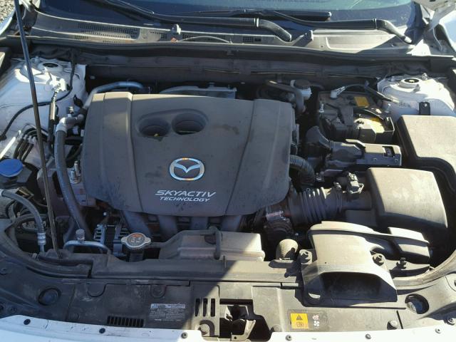 JM1BM1V77G1305928 - 2016 MAZDA 3 WHITE photo 7