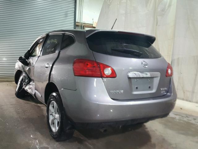 JN8AS5MV2DW150832 - 2013 NISSAN ROGUE S GRAY photo 3