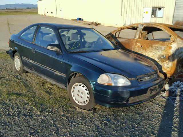 1HGEJ6226VL130201 - 1997 HONDA CIVIC DX GREEN photo 1