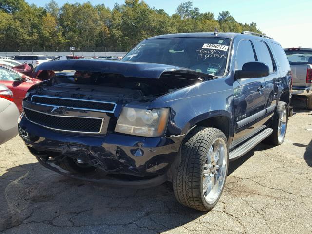 1GNFK13097J368436 - 2007 CHEVROLET TAHOE BLUE photo 2