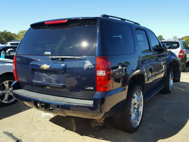 1GNFK13097J368436 - 2007 CHEVROLET TAHOE BLUE photo 4