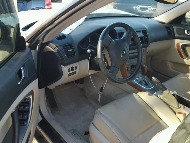 4S4BP62C257336208 - 2005 SUBARU LEGACY OUT BEIGE photo 9