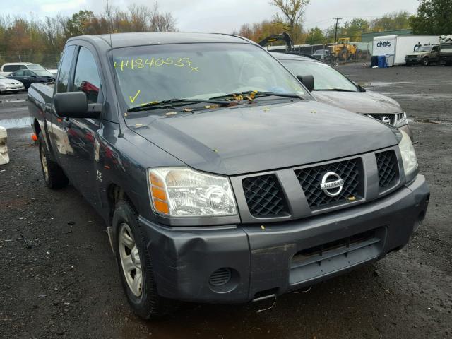 1N6AA06A44N562751 - 2004 NISSAN TITAN GRAY photo 1