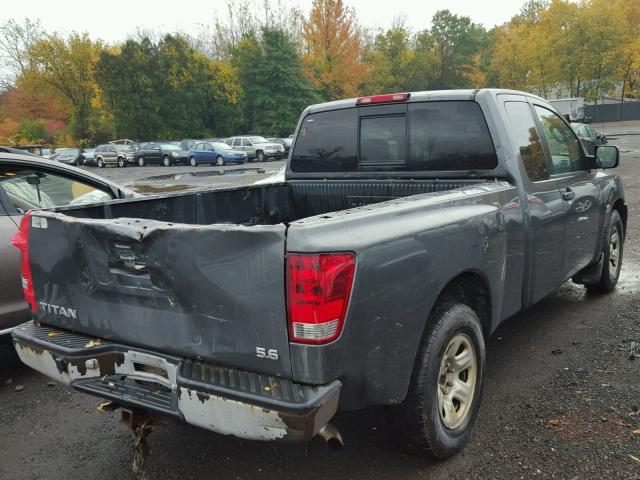 1N6AA06A44N562751 - 2004 NISSAN TITAN GRAY photo 4