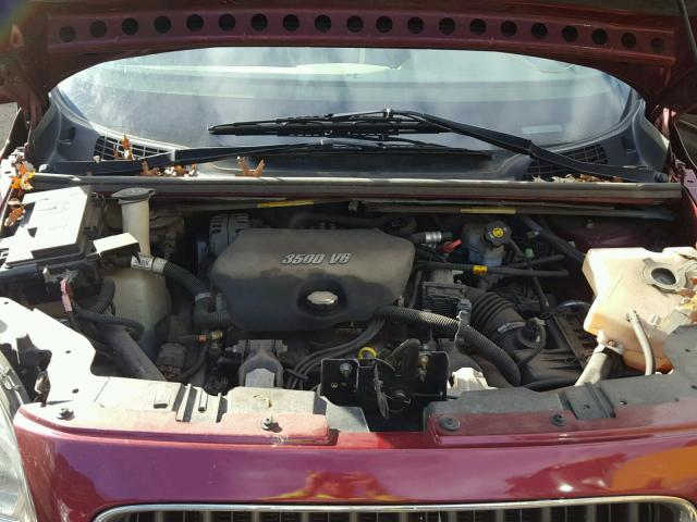 5GADV33L35D174690 - 2005 BUICK TERRAZA CX MAROON photo 7