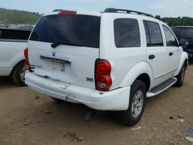 1D4HB58D55F598319 - 2005 DODGE DURANGO LI WHITE photo 4