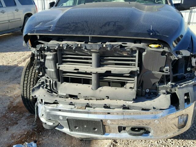 1C6RR7LT8HS774967 - 2017 RAM 1500 SLT BLACK photo 9