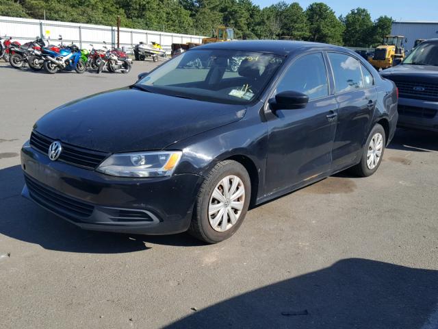 3VW2K7AJ9DM300638 - 2013 VOLKSWAGEN JETTA BASE Սև լուսանկար 2