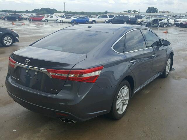 4T1BK1EBXFU162590 - 2015 TOYOTA AVALON XLE CHARCOAL photo 4