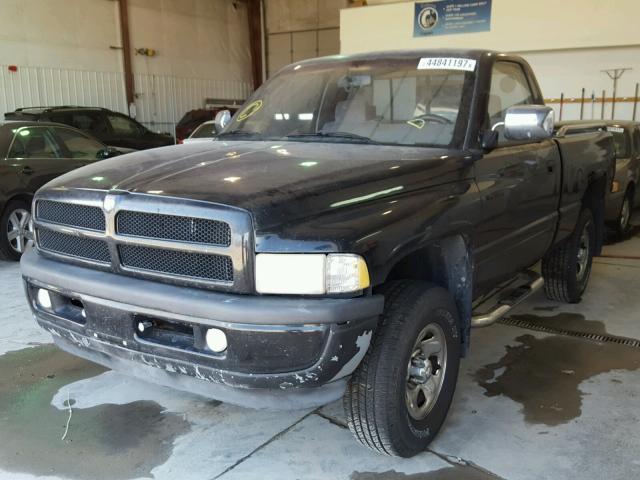 1B7HF16ZXSS321998 - 1995 DODGE RAM 1500 BLACK photo 2