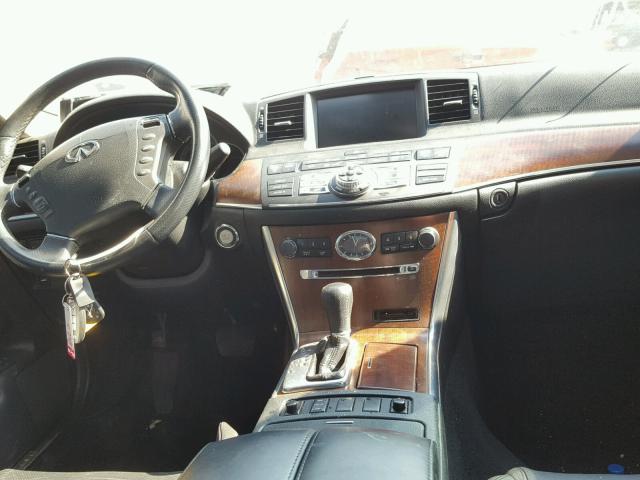 JNKBY01F69M750009 - 2009 INFINITI M45 GOLD photo 9