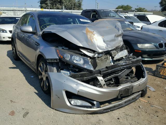 5XXGR4A63CG052577 - 2012 KIA OPTIMA SX SILVER photo 1