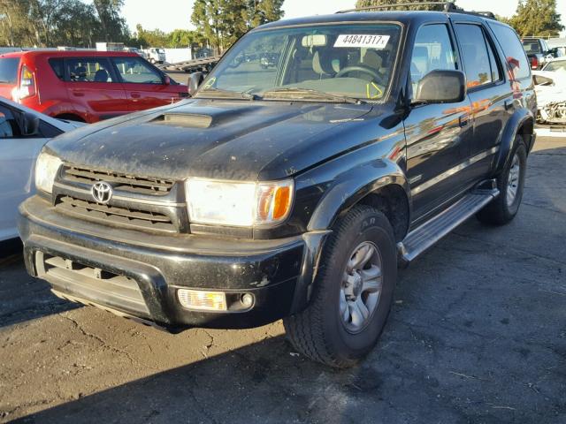 JT3GN86R120229881 - 2002 TOYOTA 4RUNNER SR BLACK photo 2