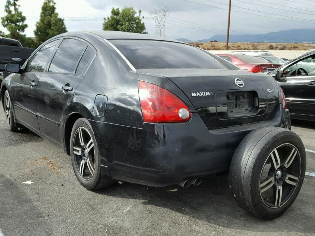 1N4BA41E15C848049 - 2005 NISSAN MAXIMA SE BLACK photo 3