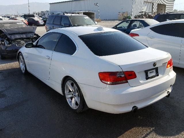 WBAWB73527P038316 - 2007 BMW 335 I WHITE photo 3