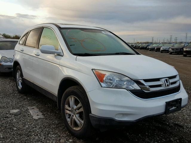 5J6RE3H72BL056464 - 2011 HONDA CR-V EXL WHITE photo 1