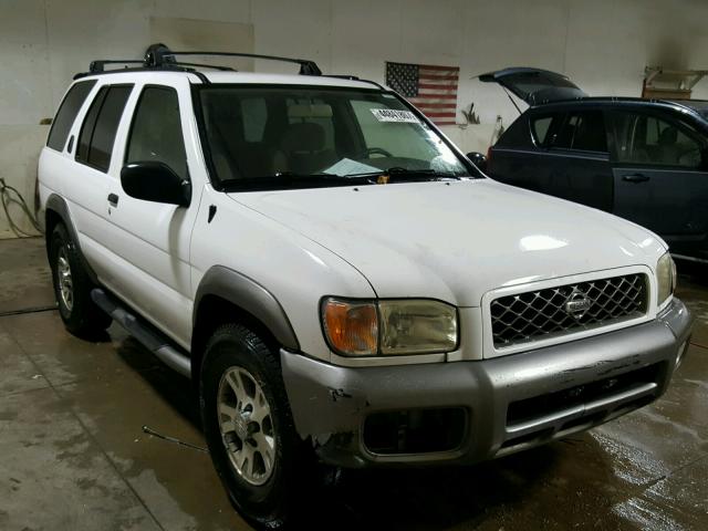 JN8AR07S8YW414657 - 2000 NISSAN PATHFINDER WHITE photo 1