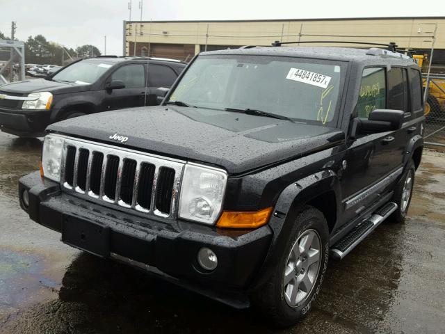 1J8HG58226C143288 - 2006 JEEP COMMANDER BLACK photo 2