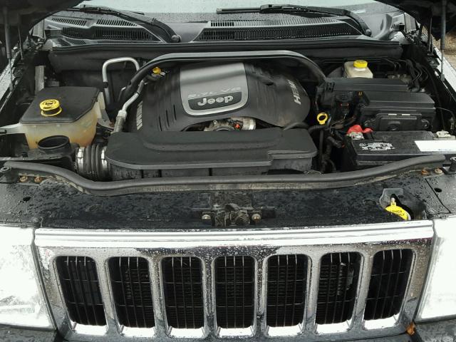 1J8HG58226C143288 - 2006 JEEP COMMANDER BLACK photo 7