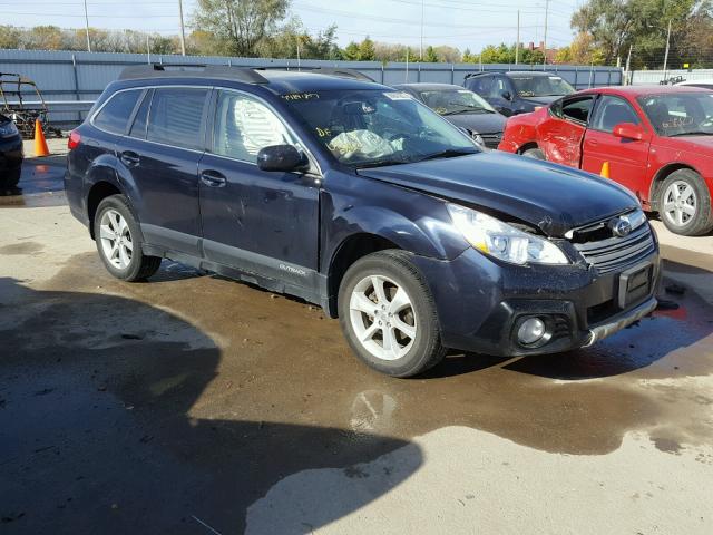 4S4BRCNC4E3230581 - 2014 SUBARU OUTBACK 2. BLUE photo 1