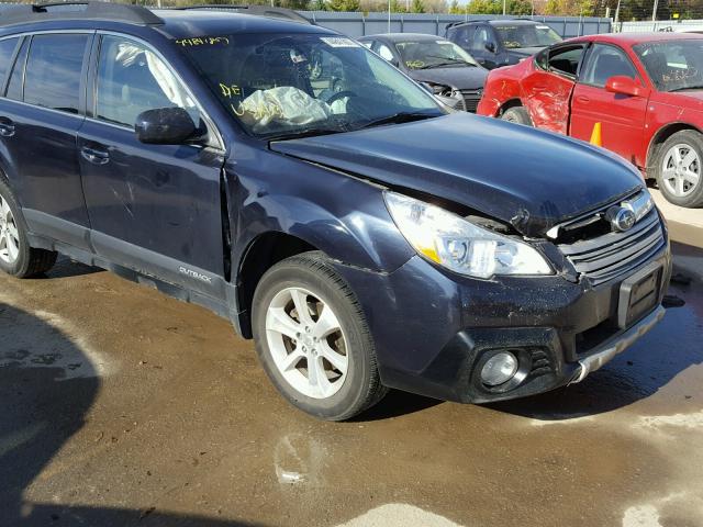 4S4BRCNC4E3230581 - 2014 SUBARU OUTBACK 2. BLUE photo 9