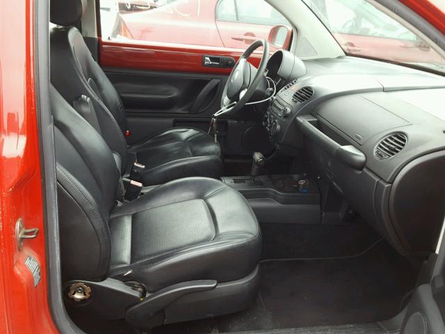 3VWRG31C17M500959 - 2007 VOLKSWAGEN NEW BEETLE 红色 照片 5