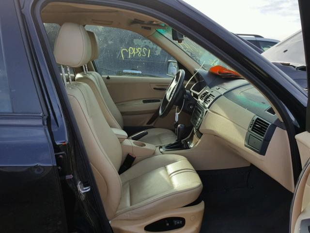 WBXPA73414WB23575 - 2004 BMW X3 BLACK photo 5