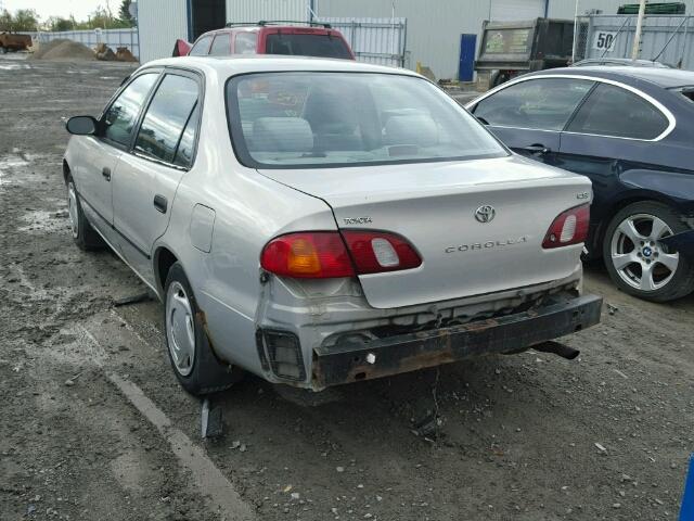 2T1BR12E8YC814721 - 2000 TOYOTA COROLLA VE GRAY photo 3