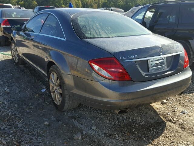 WDDEJ71X37A001337 - 2007 MERCEDES-BENZ CL 550 GRAY photo 3