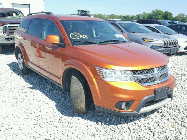 3D4PG1FG3BT567221 - 2011 DODGE JOURNEY MA ORANGE photo 1