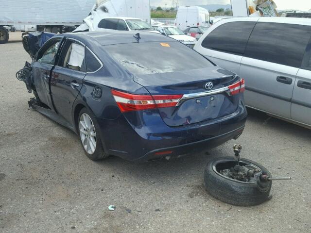 4T1BK1EB7EU085434 - 2014 TOYOTA AVALON BAS BLUE photo 3