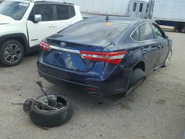 4T1BK1EB7EU085434 - 2014 TOYOTA AVALON BAS BLUE photo 4