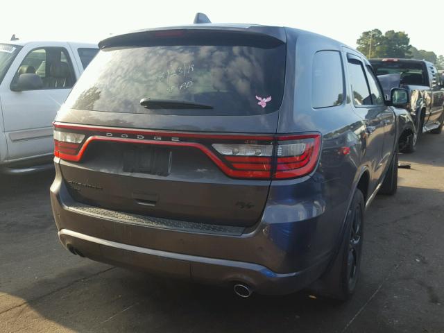 1C4SDJCT1HC937748 - 2017 DODGE DURANGO R/ GRAY photo 4