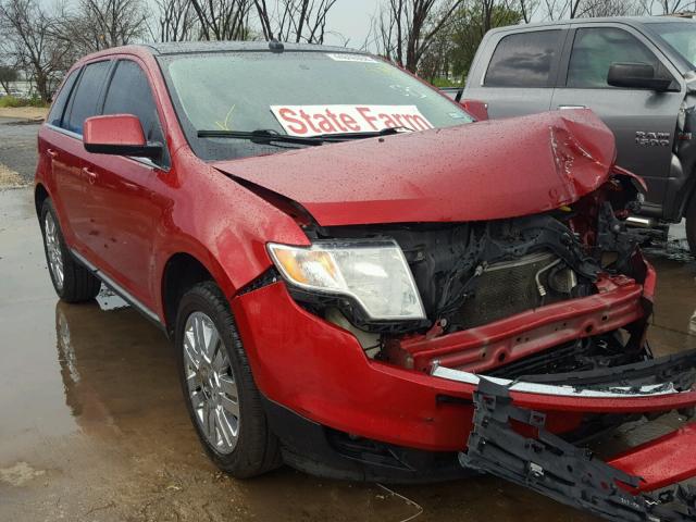 2FMDK3KC8ABA68966 - 2010 FORD EDGE LIMIT BURGUNDY photo 1