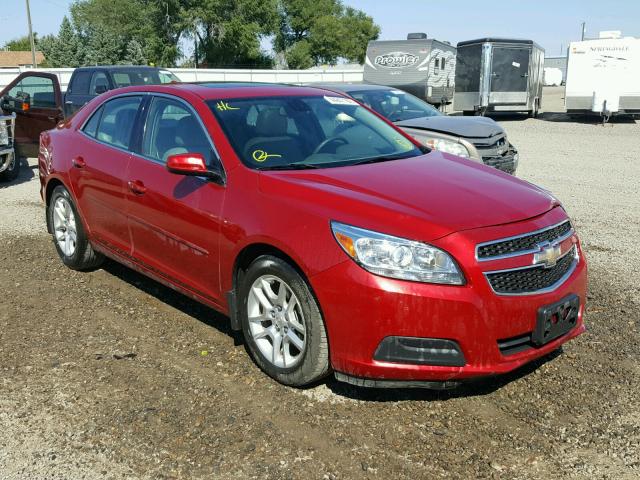 1G11D5SR3DF162427 - 2013 CHEVROLET MALIBU 1LT RED photo 1
