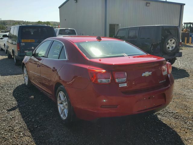 1G11D5SR3DF162427 - 2013 CHEVROLET MALIBU 1LT RED photo 3