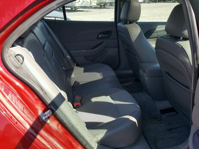 1G11D5SR3DF162427 - 2013 CHEVROLET MALIBU 1LT RED photo 6