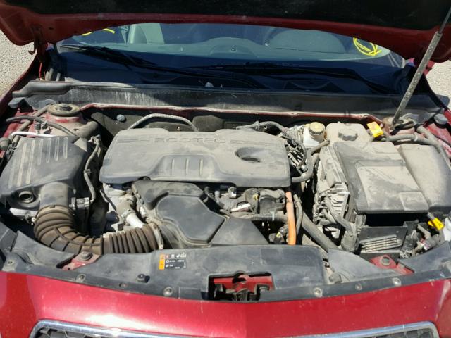 1G11D5SR3DF162427 - 2013 CHEVROLET MALIBU 1LT RED photo 7
